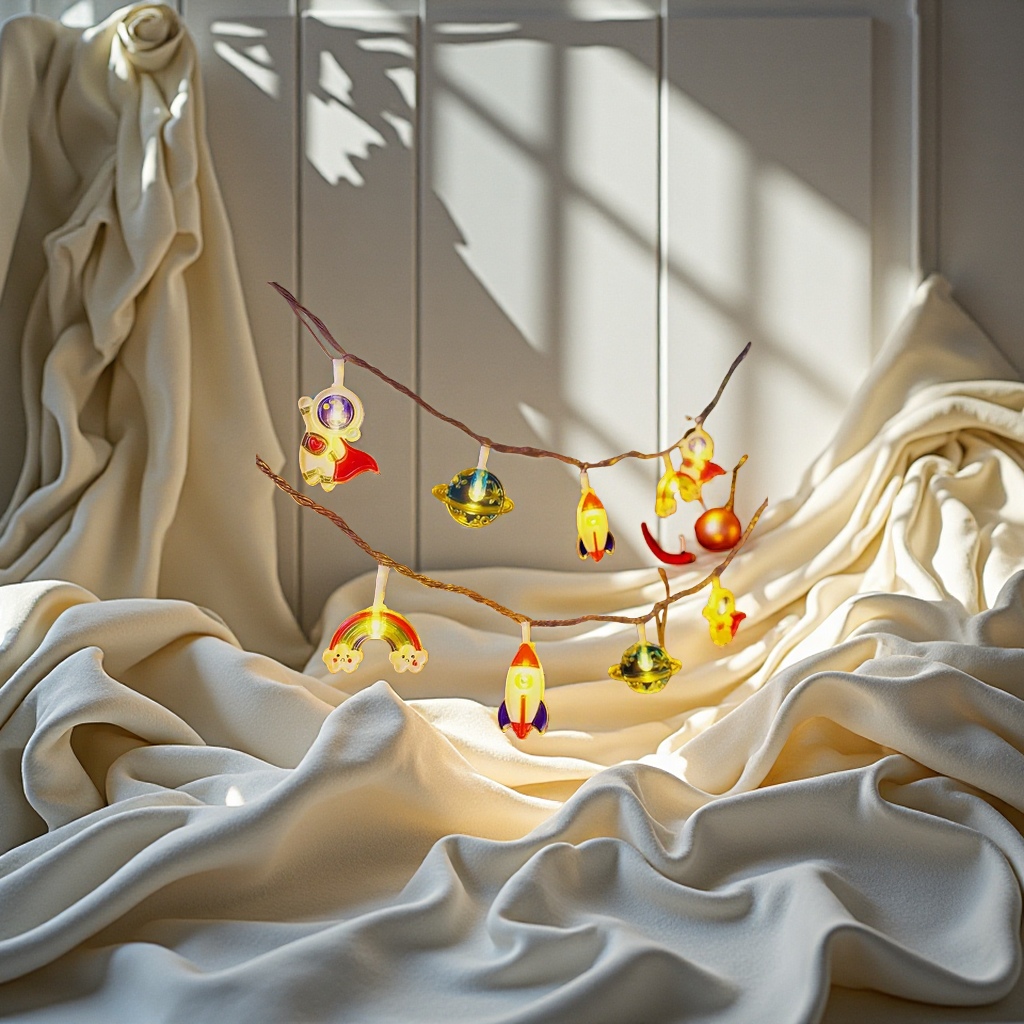 Starry sky acrylic LED light string for festival decoration, indoor and outdoor waterproof, colorful flashing, beautiful, durable, energy-saving and environmentally friendly, lighting up your night Application Scenario