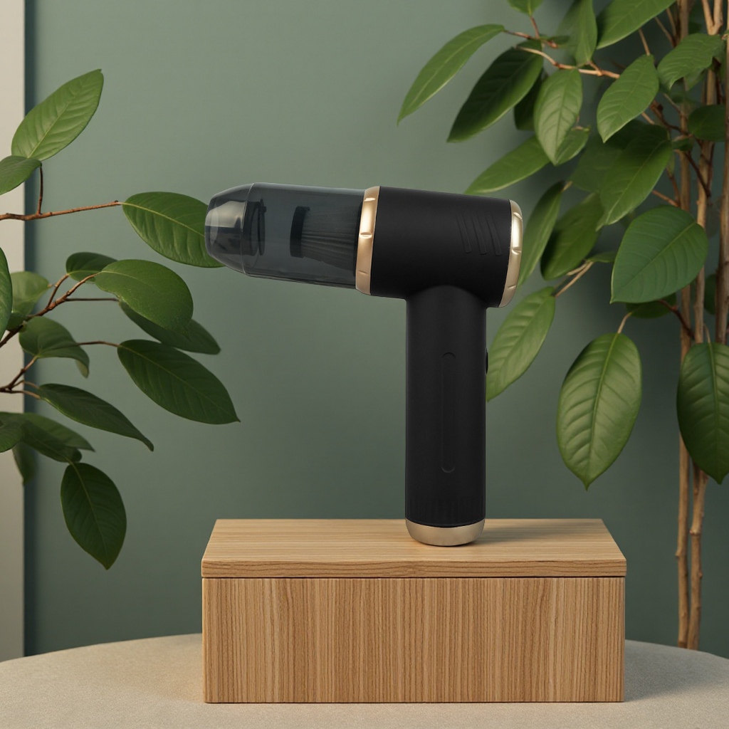 New high-power and powerful car vacuum cleaner, mini portable dry and wet dual-purpose wireless vacuum cleaner for home and car wholesale, with a trash can included Item Picture