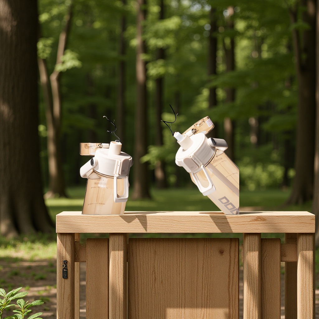 The new large-capacity plastic cup from Xile Daoqi is a portable hand-held straw water cup for sports and outdoor use, as well as a student, office and car water bottle. It is fashionable, environmentally friendly and durable details Picture