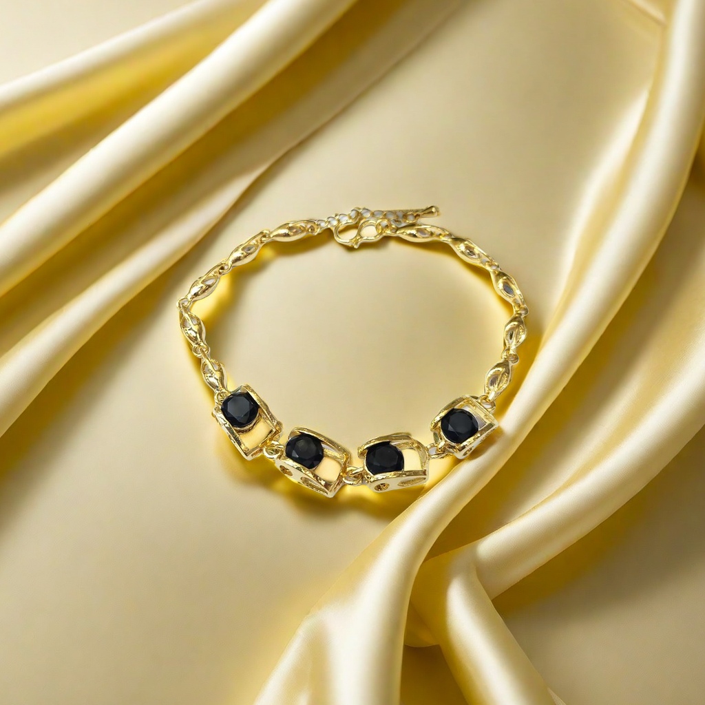 金首饰手链手串女款不规则时尚 手镯设计 精致饰品 简约大气优雅配饰