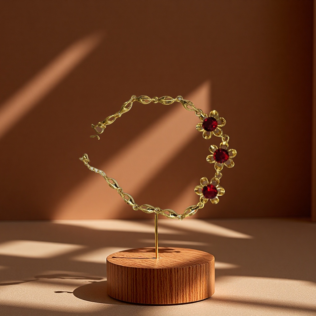 All-copper quality guaranteed color gold bracelet, fashionable women's jewelry, wear-resistant and corrosion-resistant, maintaining luster for a long time, exquisite gift packaging details Picture