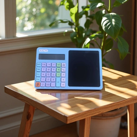 Solar-powered handwriting tablet calculator, multi-functional computer, LOGO advertisement customization, office essential desktop calculator, 12-digit computer Solar-powered handwriting tablet calculator, multi-functional computer, LOGO advertisement customization, office essential desktop calculator, 12-digit computer