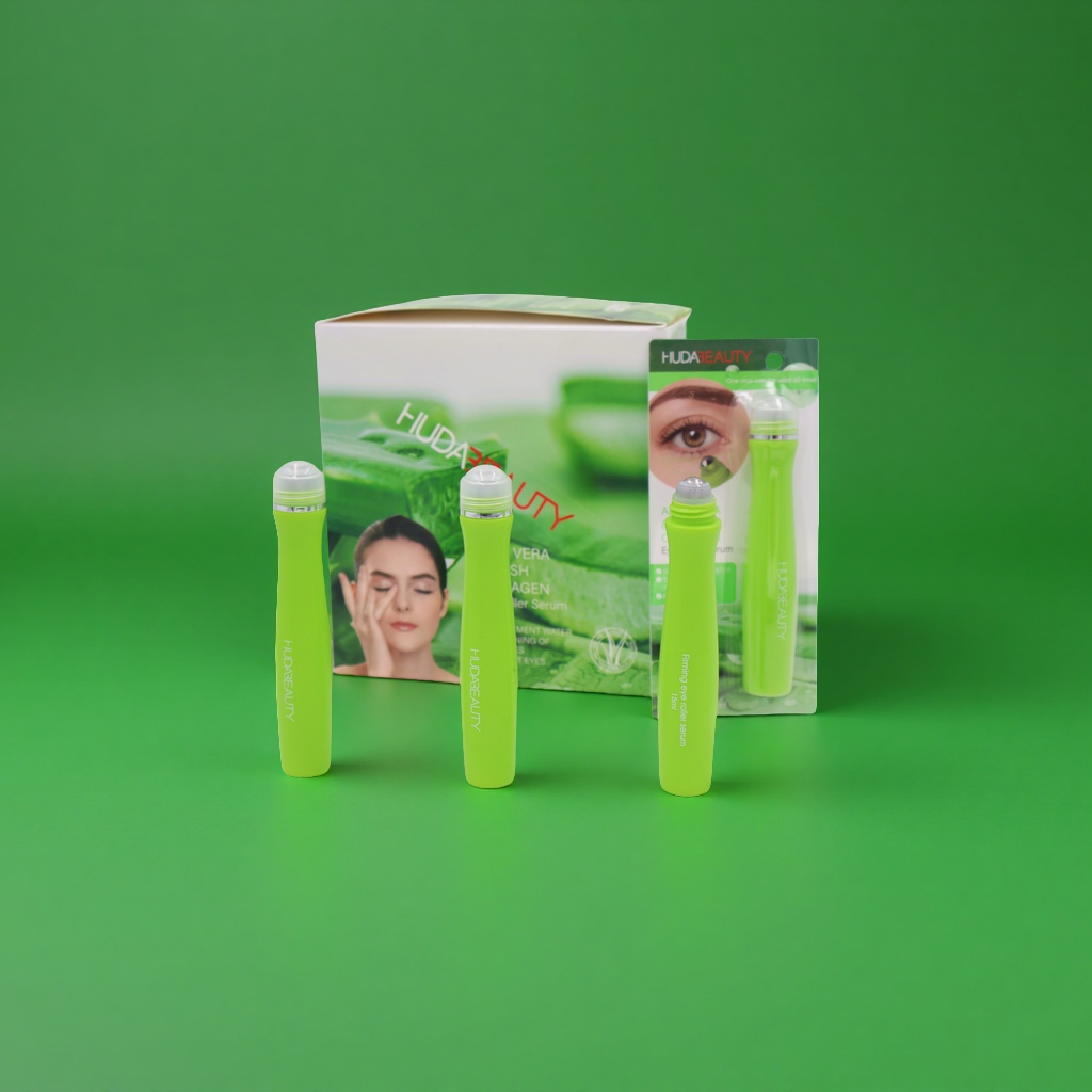 The roll-on design aloe vera eye cream can remove dark circles, fade fine lines, absorb quickly, moisturize and nourish the eyes, and bring out a youthful glow Specification image