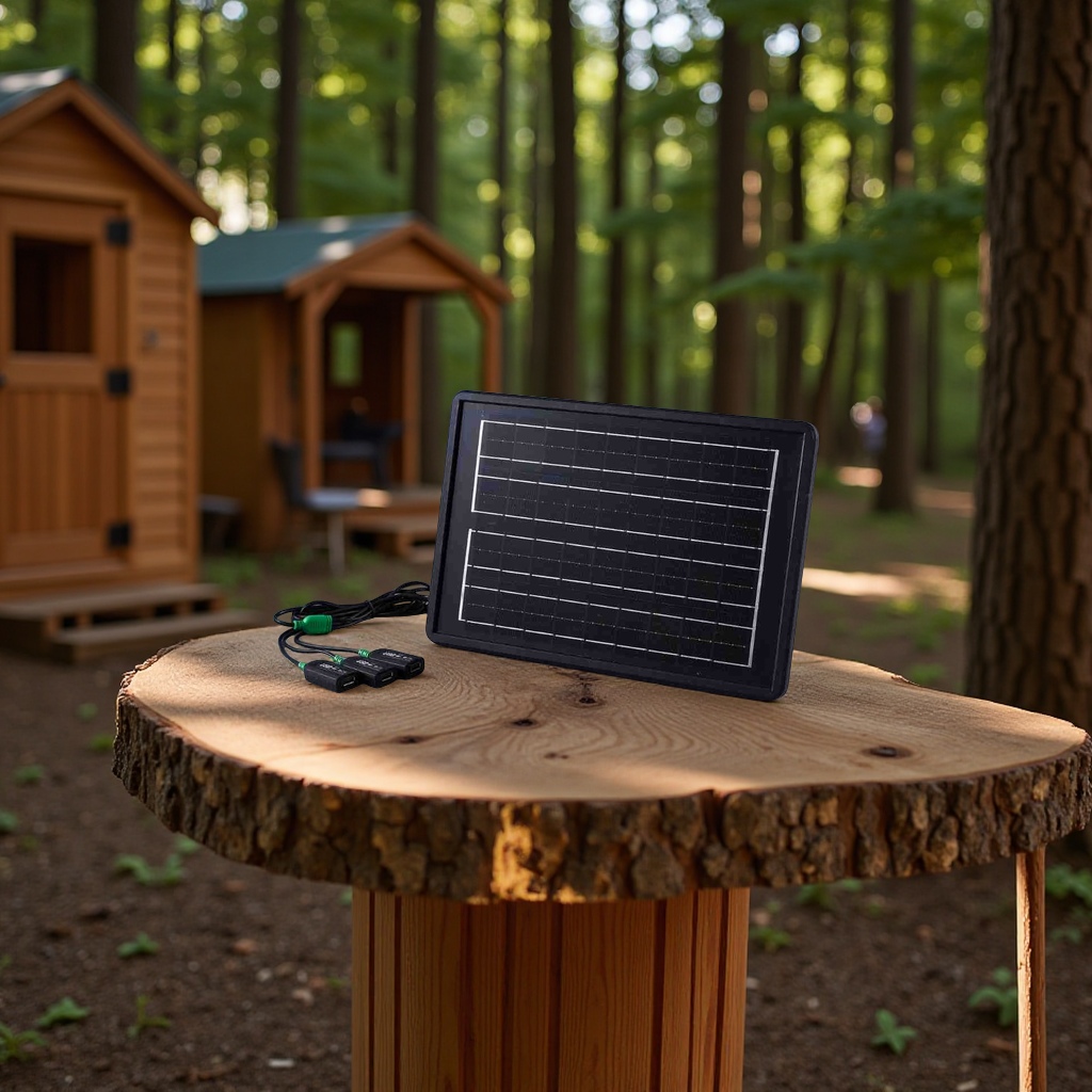 In 2024, the best-selling household portable camping solar charging board, mini lamp kit, ceiling lamp, environmentally friendly and energy-saving light source, bright and durable details Picture
