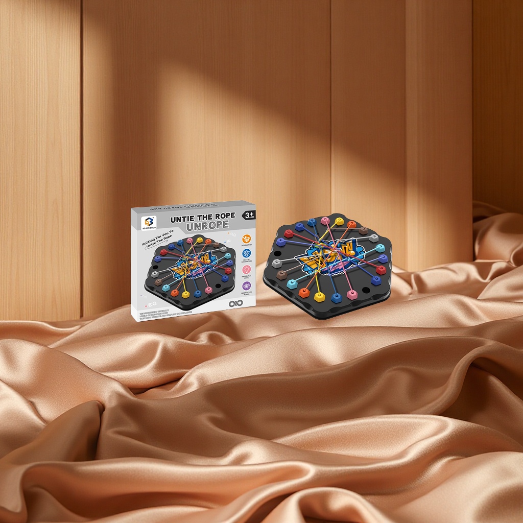 儿童益智对战棋游戏桌游 家庭亲子互动思维训练棋类玩具解绳产品图