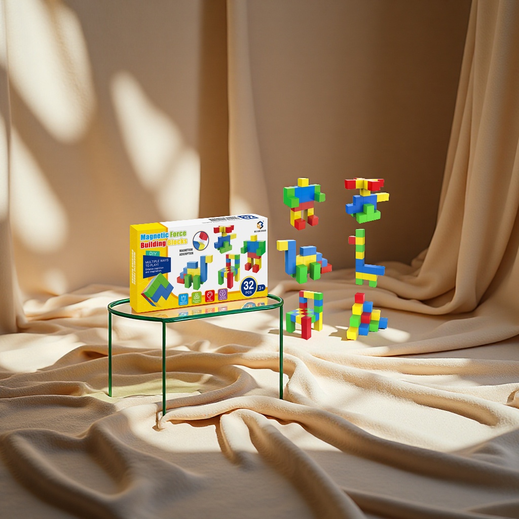 磁力片/磁力球/磁力积木实物图