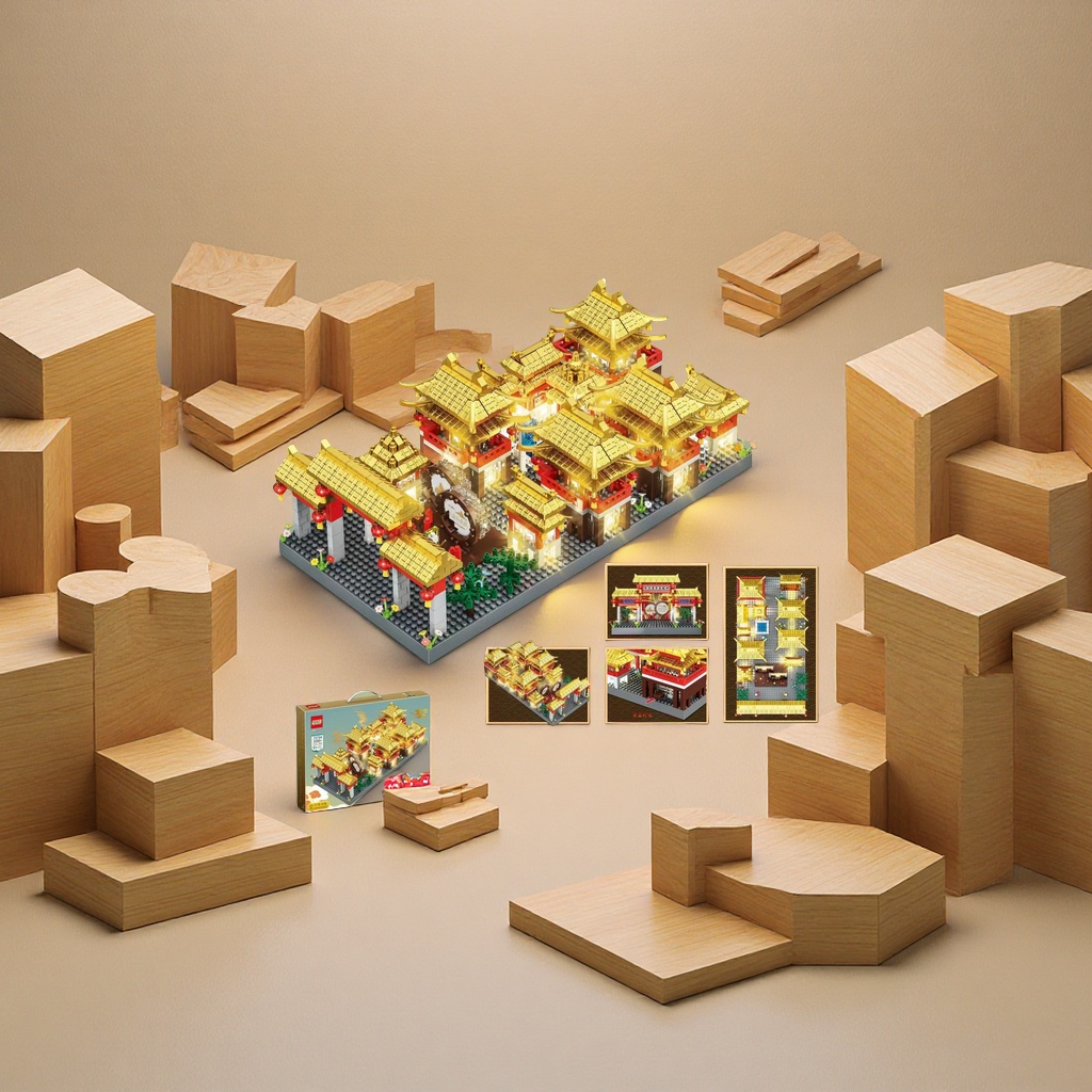 Lego gifts, large block tables, children's toys, building blocks, children's cartoon creative assembly, endless fun, safe and non-toxic materials, great gifts for family and parent-child interaction Application Scenario