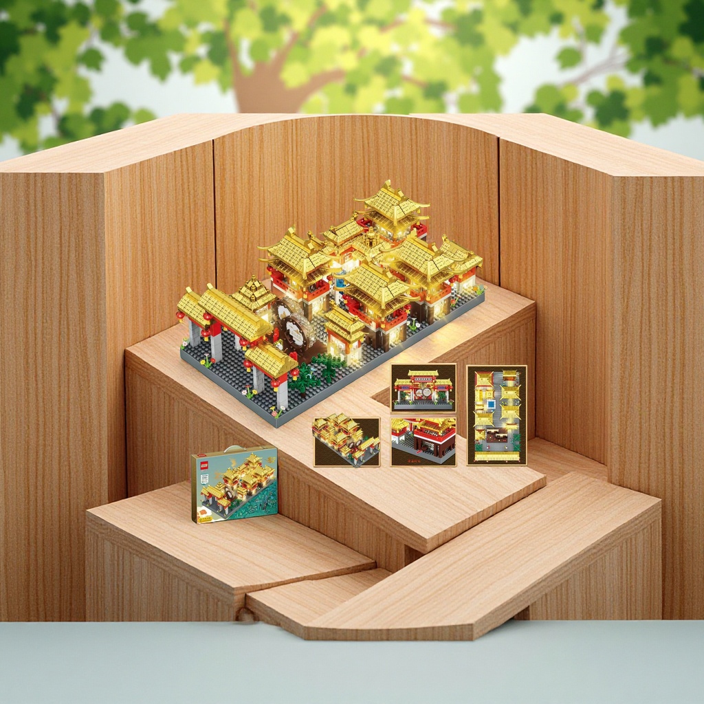 Lego gifts, large block tables, children's toys, building blocks, children's cartoon creative assembly, endless fun, safe and non-toxic materials, great gifts for family and parent-child interaction Specification image