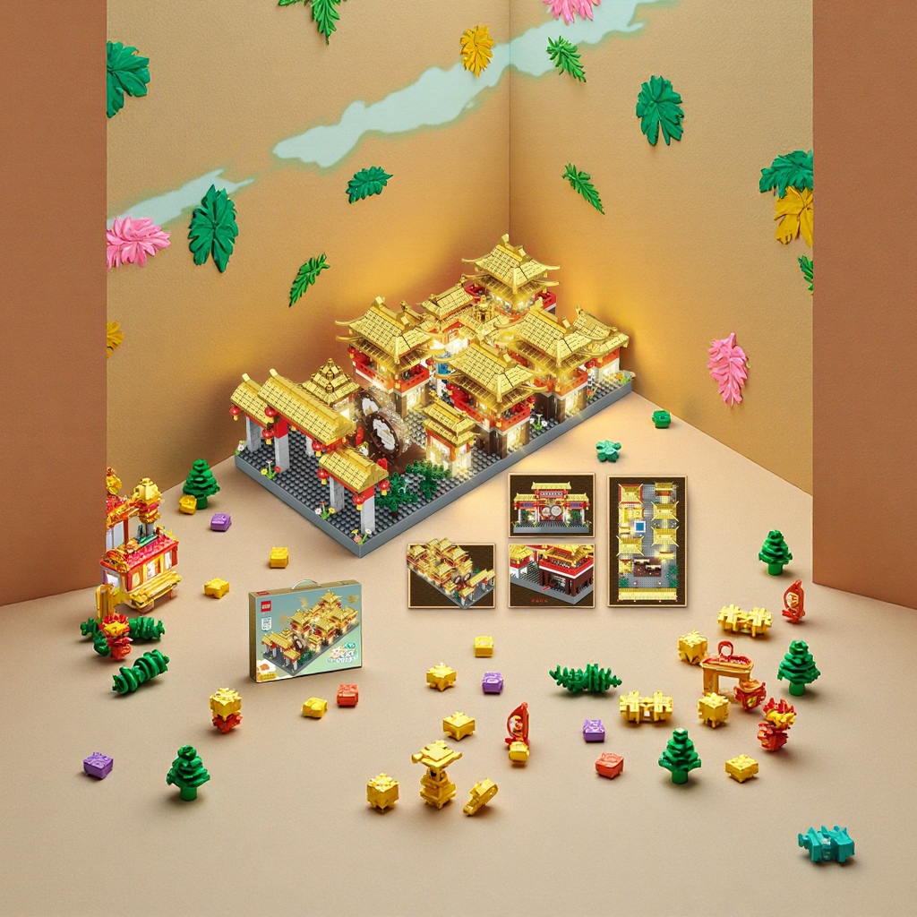 Lego gifts, large block tables, children's toys, building blocks, children's cartoon creative assembly, endless fun, safe and non-toxic materials, great gifts for family and parent-child interaction