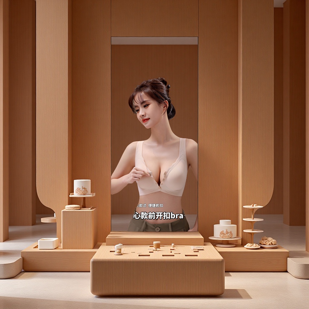 优质舒适8085款前扣式文胸 内衣女士聚拢无痕无钢圈透气性感文胸