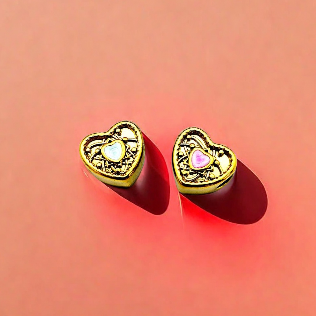 依魅尔饰品原创设计微镶锆石吊坠配件 滴胶花苞形状 铜镀金工艺 镀银包边吊坠 精致耀眼