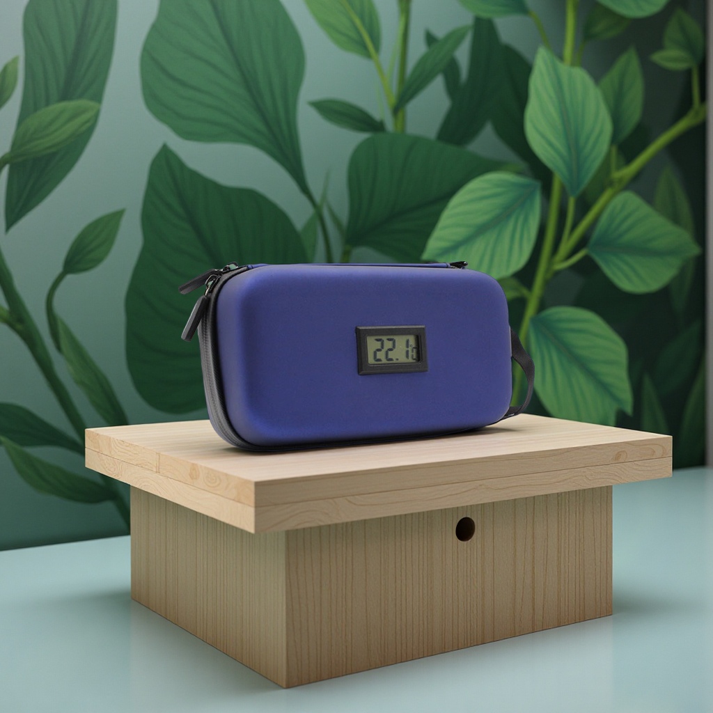 Portable medical insulin refrigeration bag, carry with you, insulated ice pack, ice preservation, outdoor medicine box with temperature display function, professional medical-grade quality details Picture