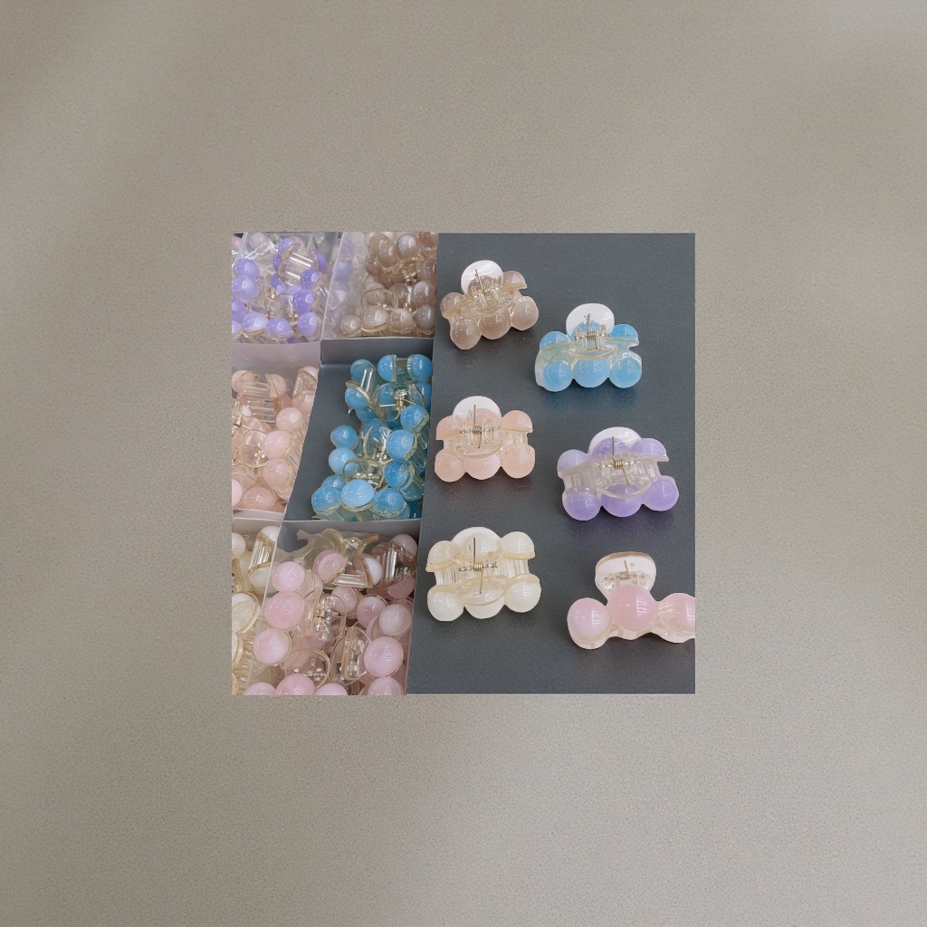 夏季新品甜美韩版简约发夹 时尚头饰女士发饰发卡发圈发绳产品图