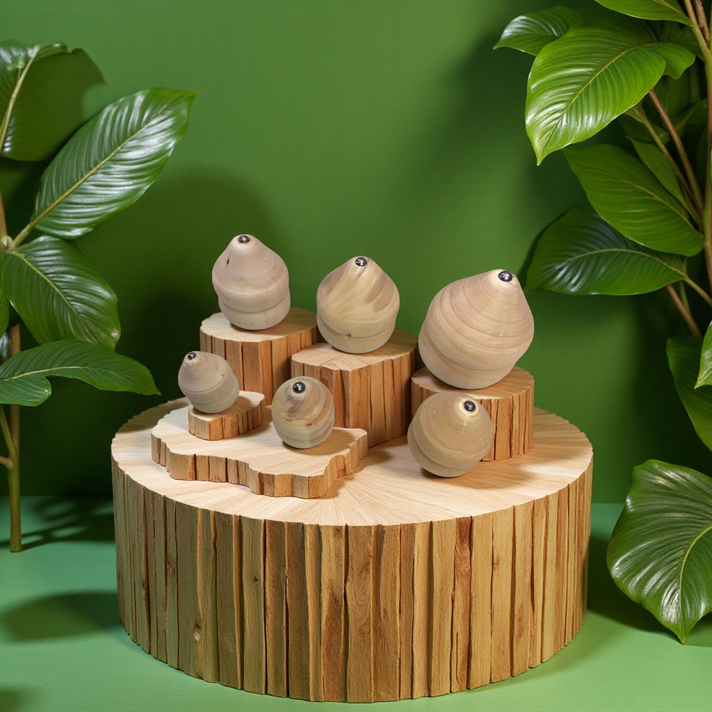 传统木制陀螺，儿童健身休闲玩具