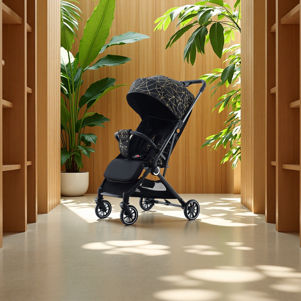 高景观口袋车 遛娃宝宝婴儿车 可坐可躺 轻便折叠 避震儿童手推车 安全舒适婴儿推车详情图5