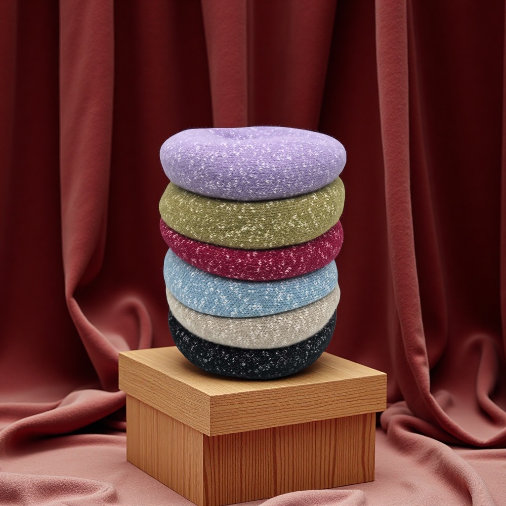 Cashmere core yarn knitted cap for men and women, double-layer inner lining, warm, breathable, comfortable and elastic, classic and fashionable foreign trade style 114458653 details Picture