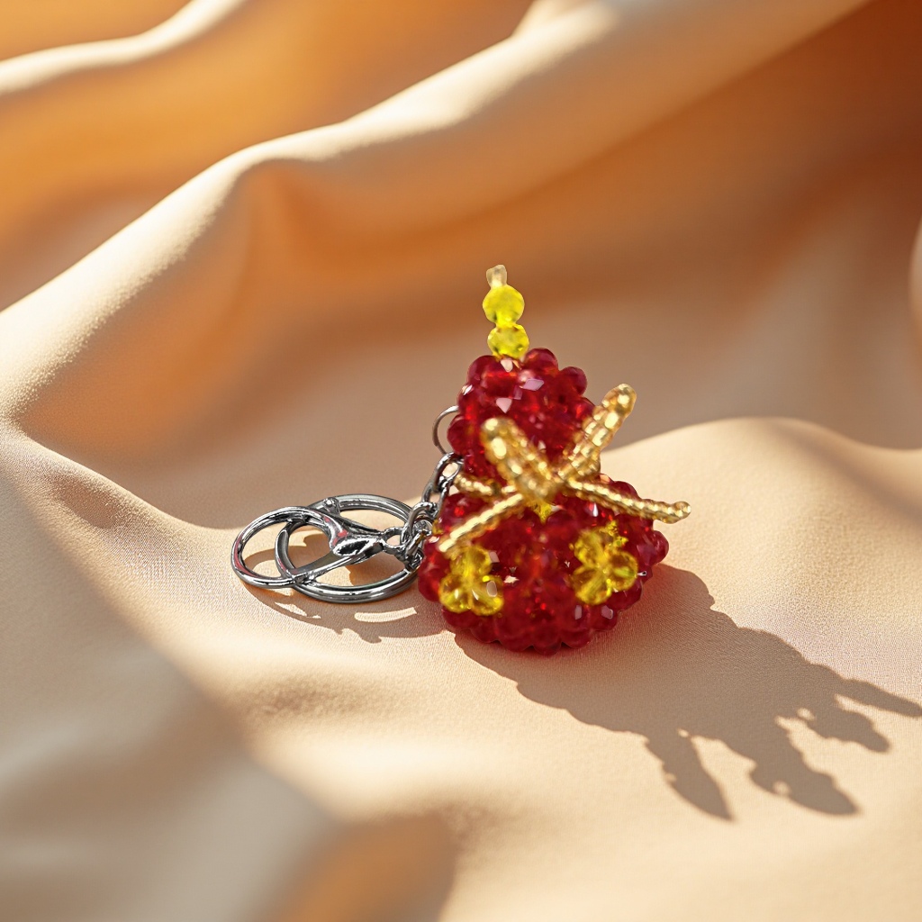 卡皮巴拉钥匙挂件车载防滑垫手机支架汽车摆件水钻材料机车钥匙扣香水瓶车挂