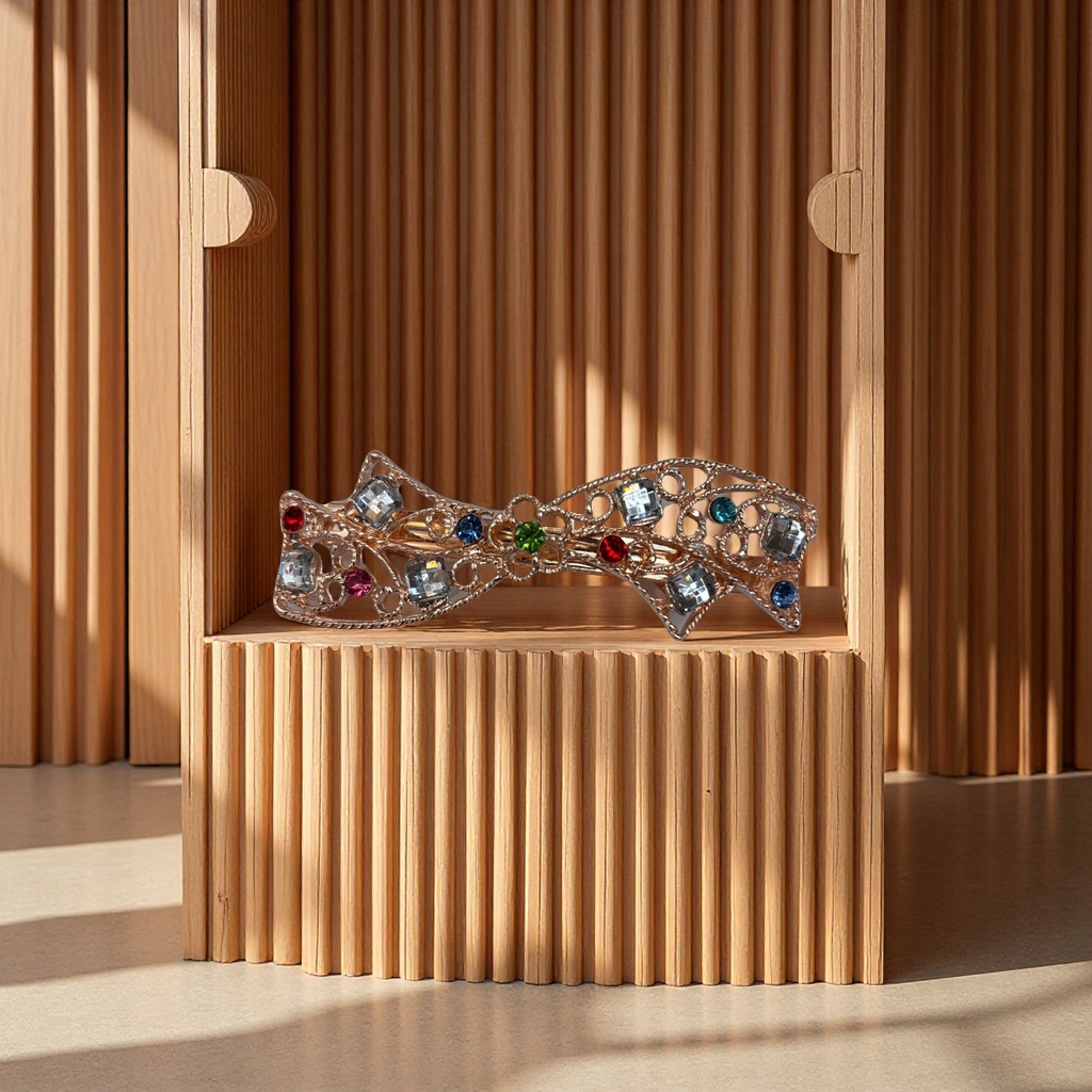 韩式简约珍珠发饰 女士气质百搭头饰 新娘婚礼造型发夹优雅饰品产品图