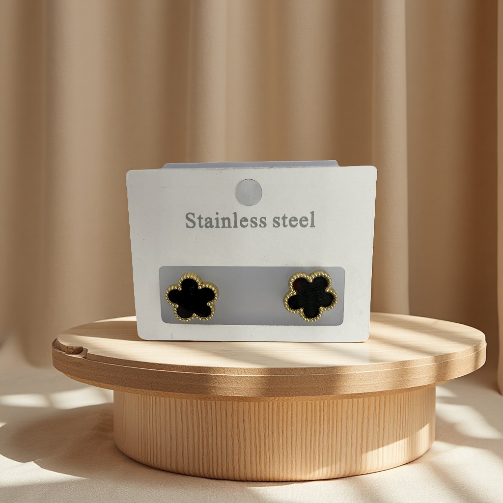 钛钢饰品耳钉 时尚简约耳饰 个性潮流百搭饰品耳钉产品图