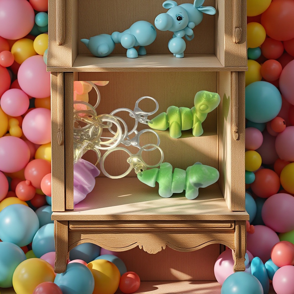 卡皮巴拉钥匙扣儿童益智玩具组合6.6玩具套餐趣味礼物创意玩具