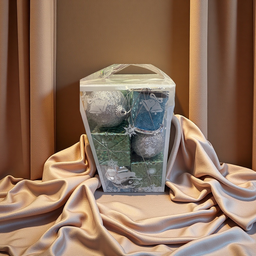 Christmas ball decorative pendants, Christmas tree festival decoration items, creative colored balls, home ornaments details Picture