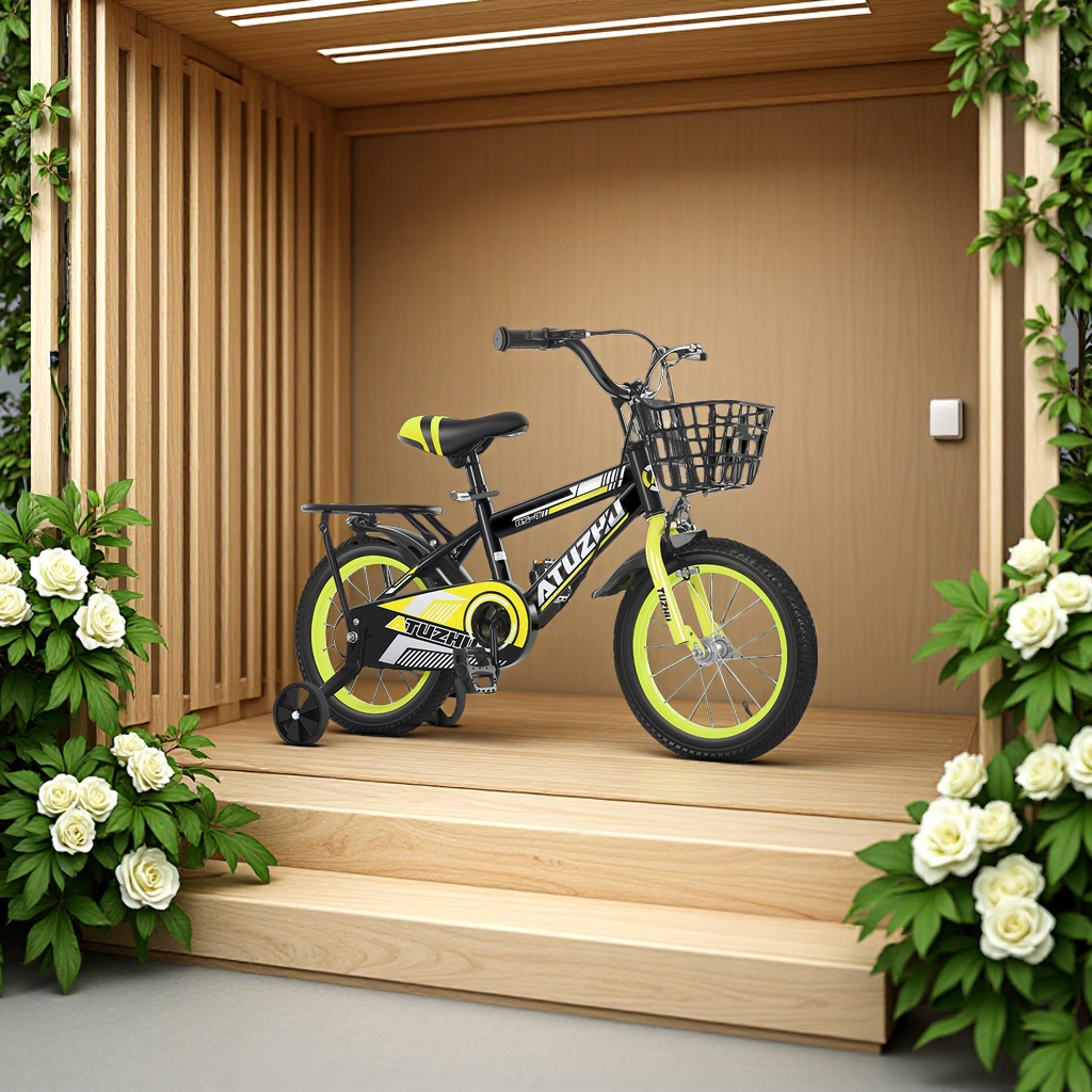 批发新款儿童自行车3-6岁9岁男宝宝女童14寸16寸18寸小孩脚踏大童车