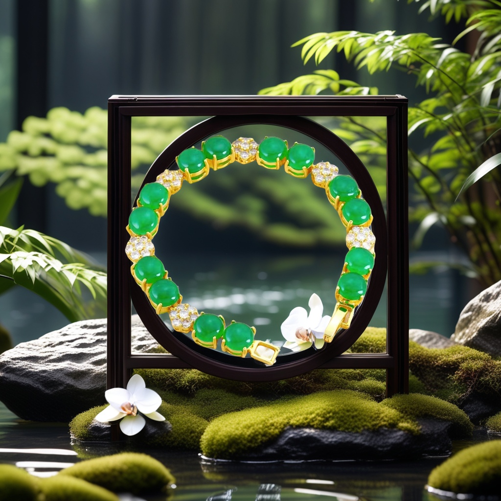 国潮天然玉髓手链 女士时尚简约饰品 多彩天然石礼物