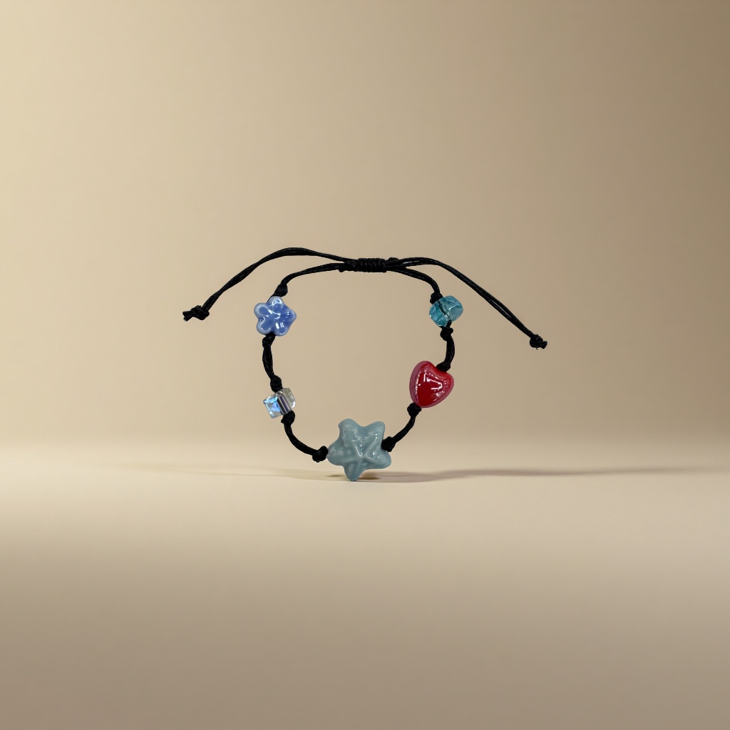 陶瓷水晶手链 女士简约时尚饰品 百搭优雅气质礼物产品图