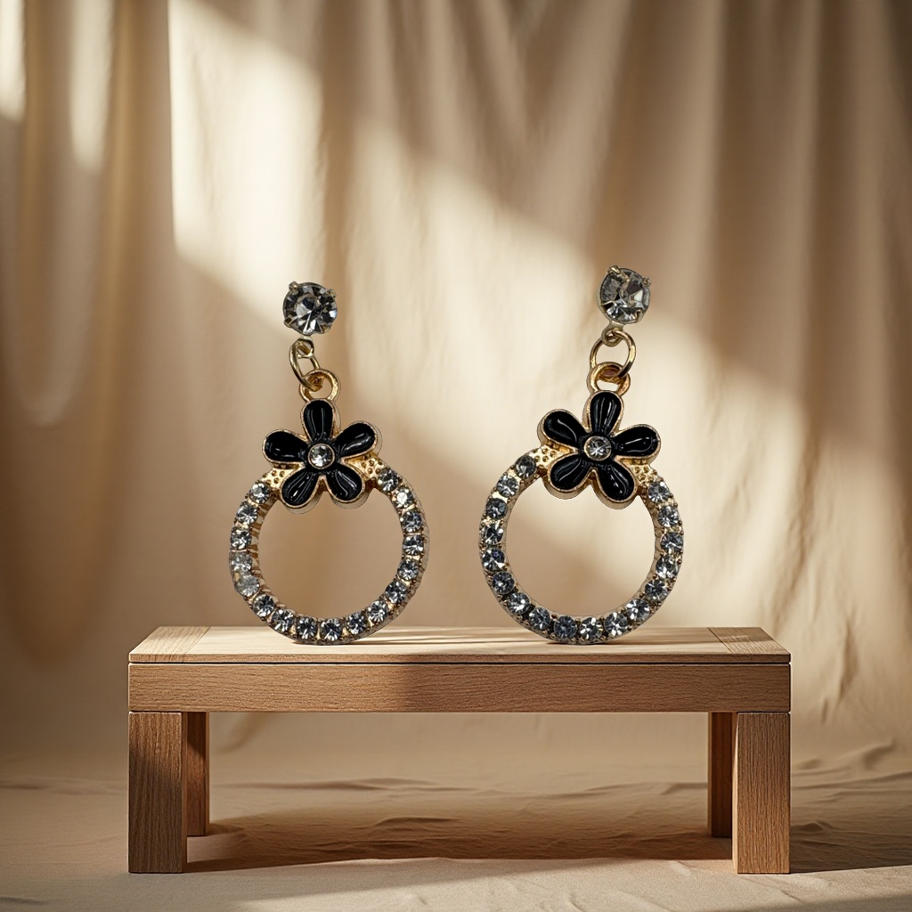 简约时尚气质百搭耳环 女士轻奢设计感耳饰软陶饰品配件细节图