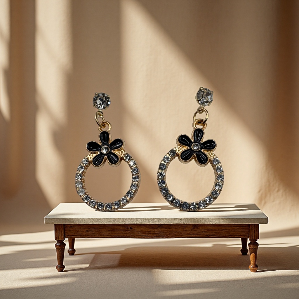 简约时尚气质百搭耳环 女士轻奢设计感耳饰软陶饰品配件