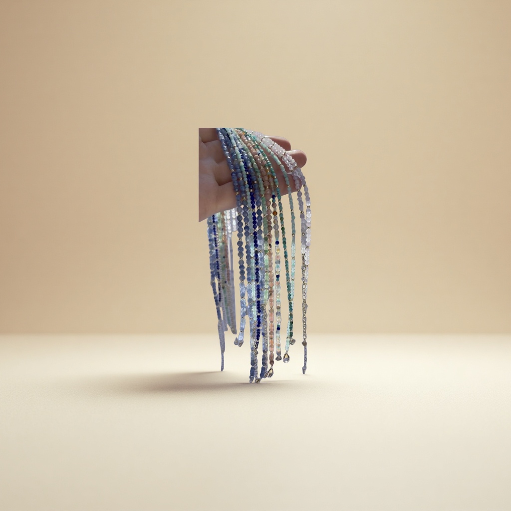 天然石头项链简约设计百搭饰品手工制作送礼佳选