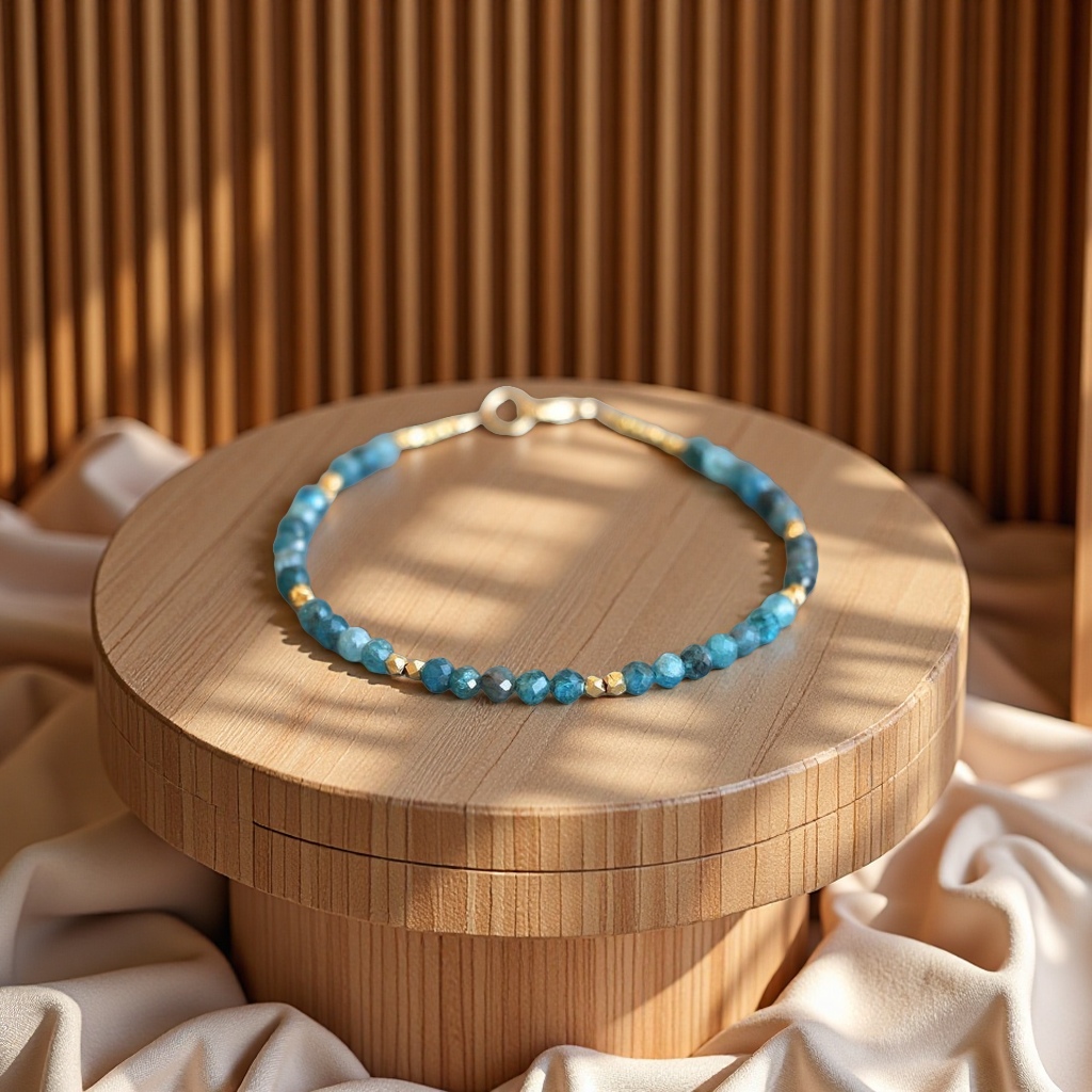 天然石头手链 简约时尚设计 男女通用饰品 个性潮流手腕装饰