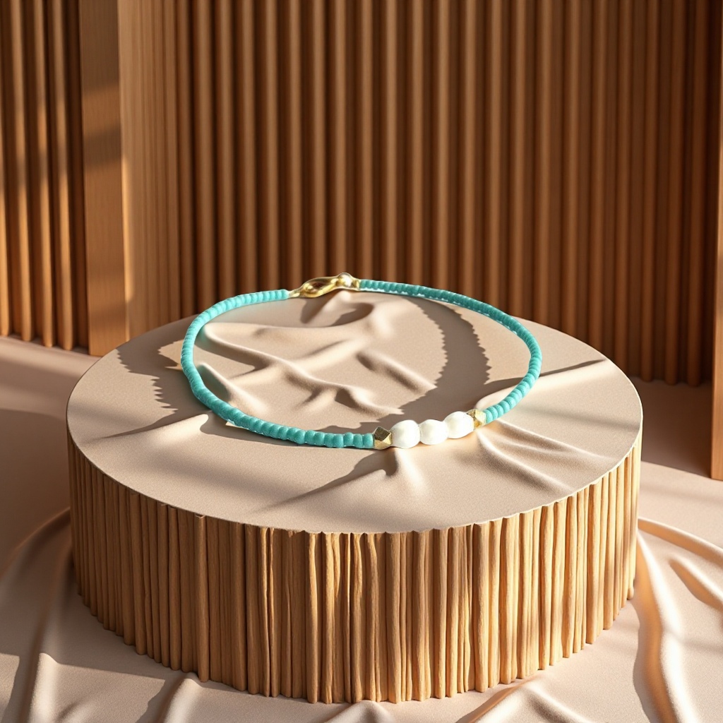 天然石头手链 简约设计 时尚百搭 手工编织 男女通用 礼物佳选