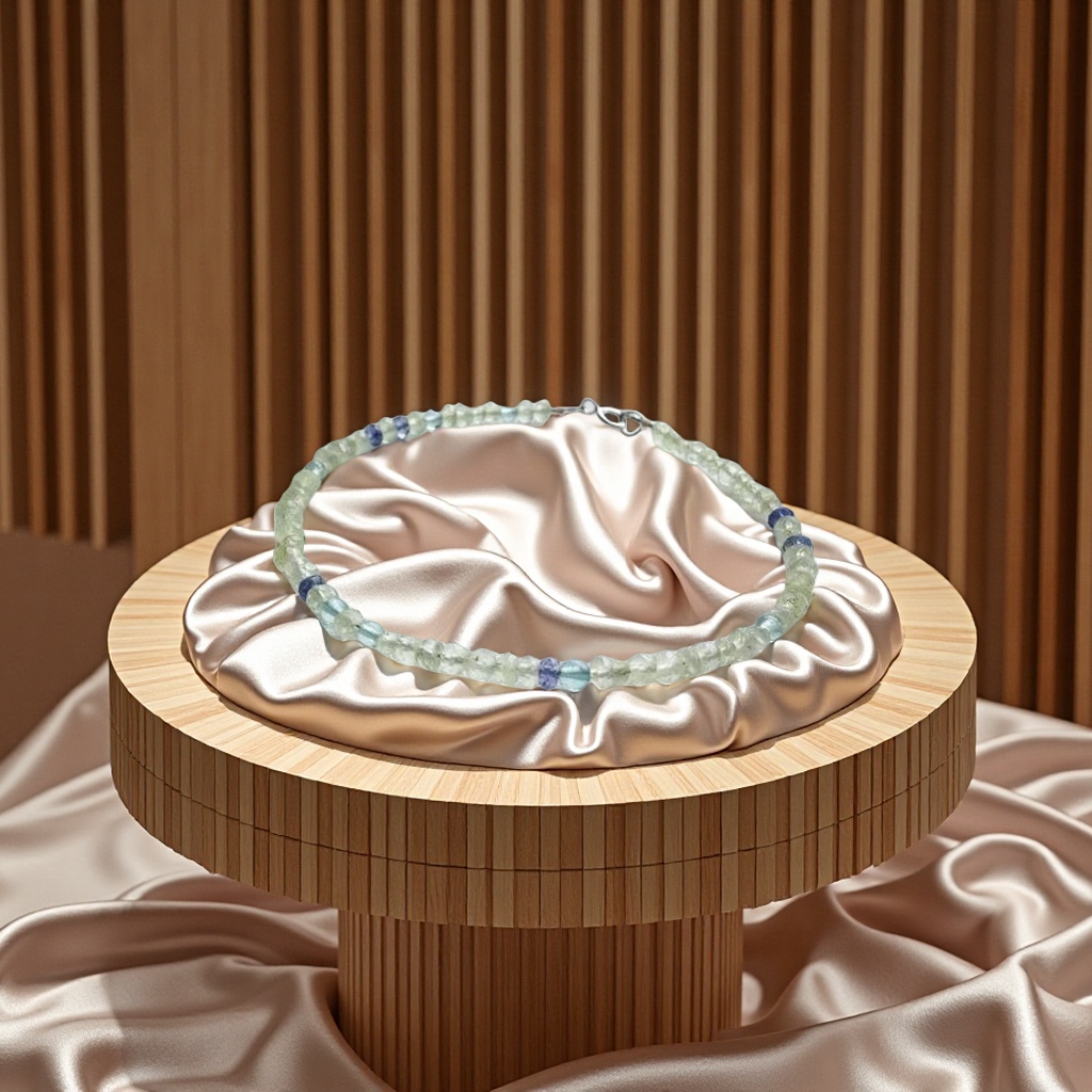 天然石头手链 女士简约百搭饰品 个性文艺风手工编织礼物