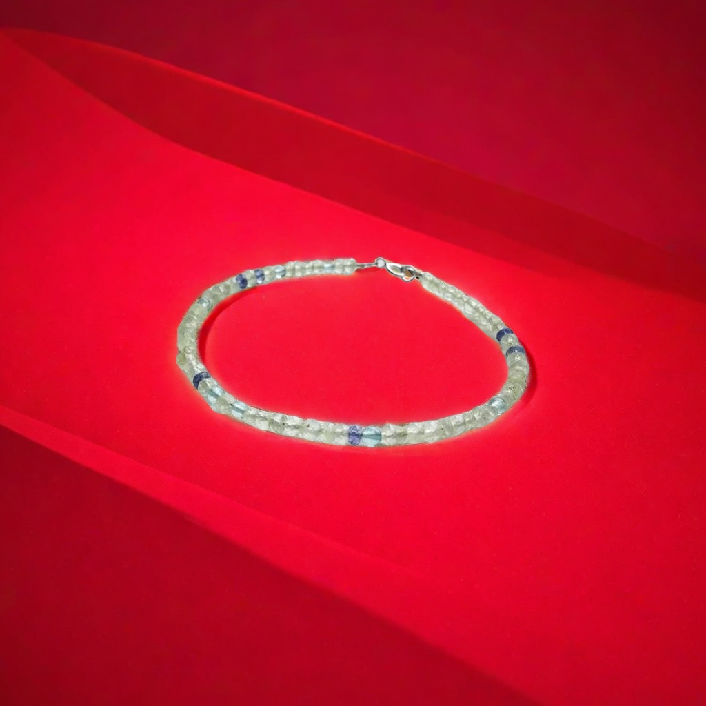 天然石头手链 女士简约时尚饰品 个性手工编织礼物171015755