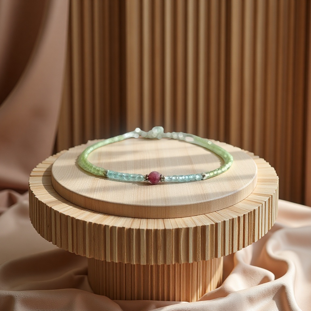 天然石头手链 时尚简约风格手腕饰品 个性百搭礼物