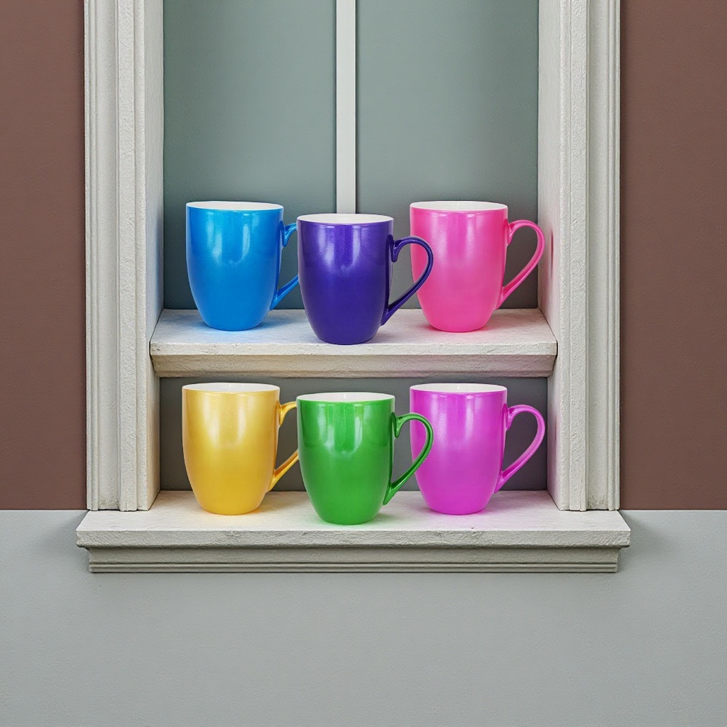 Creative ceramic milk cup with lacquer touch process, simple water cup, home breakfast cup, ceramic cup, ceramic cup, porcelain cup details Picture