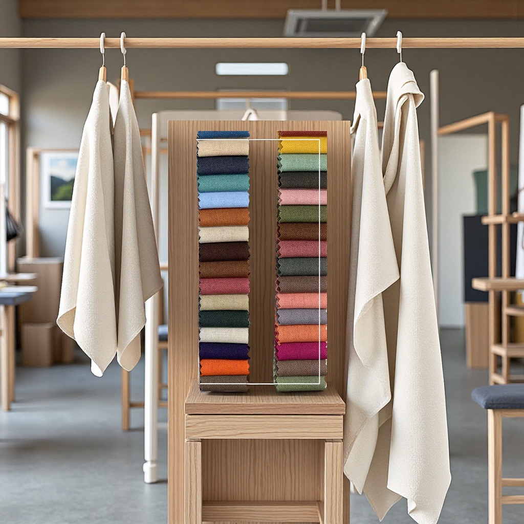 工厂现货亚麻棉面料 3070素色棉麻印花底布连衣裙上衣亚麻面料