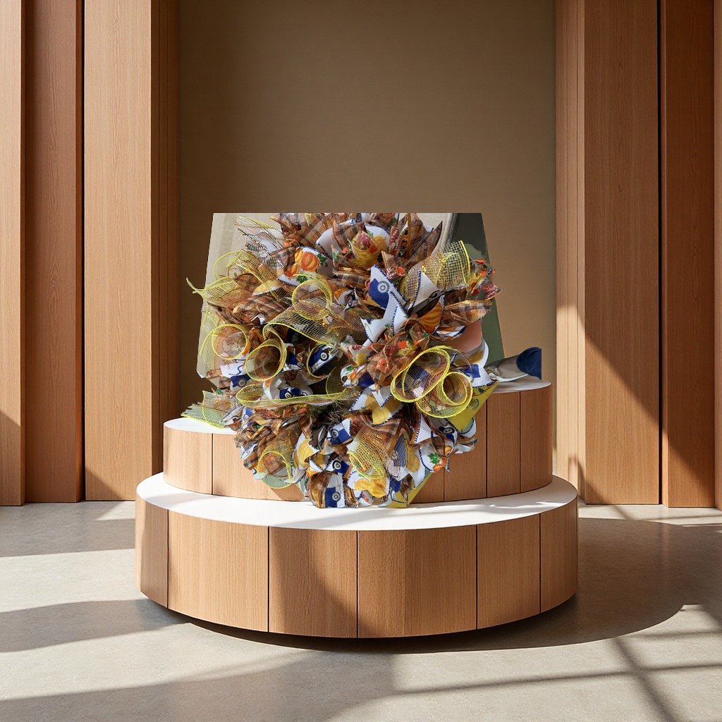 秋收门装饰花环 手工编织仿真植物挂饰 四季通用家居装饰门挂