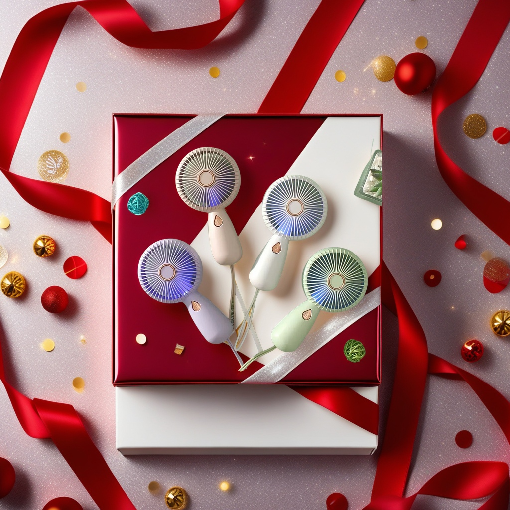 夏日清凉便携手持小型风扇USB充电桌面LED电风扇