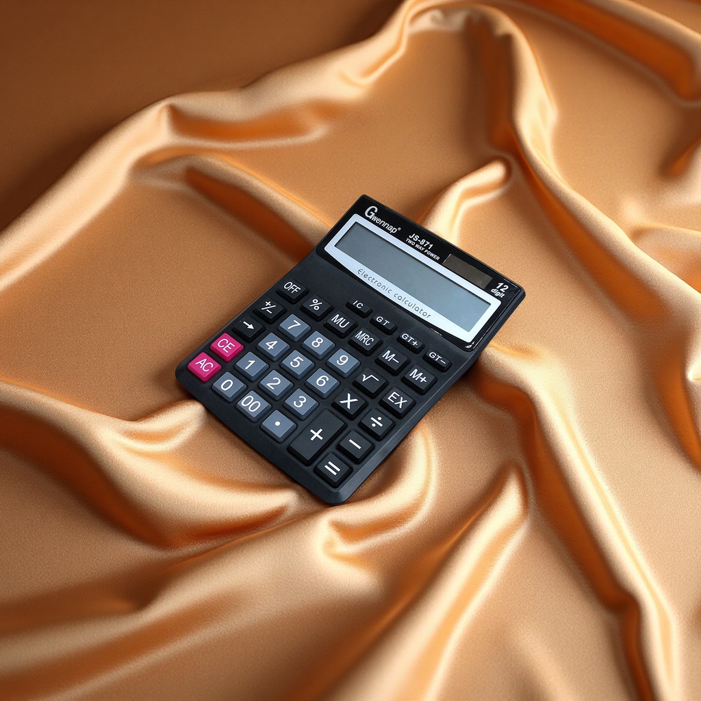 Solar-powered calculator, office financial accounting computer, cross-border calculator Application Scenario