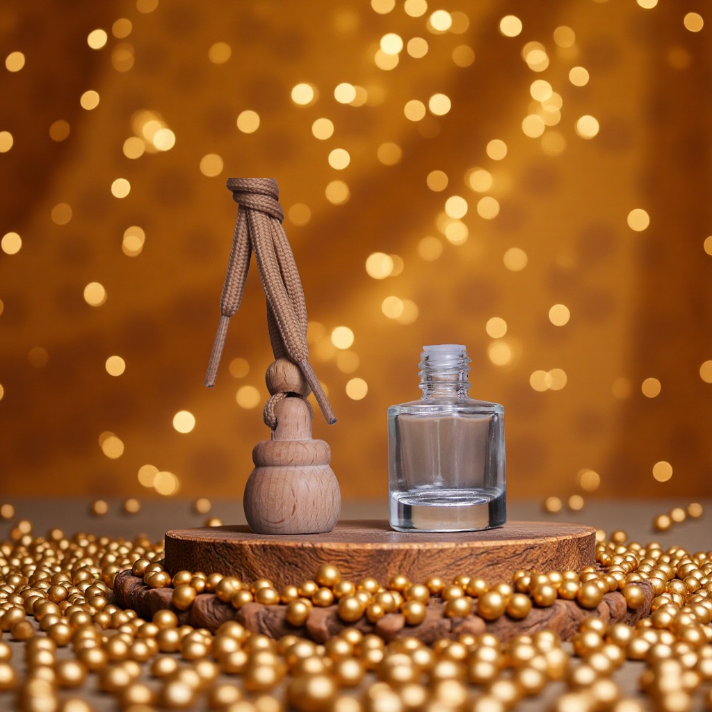 8ml玻璃精油瓶 金豆礼品扩散瓶 perfume bottle 装金豆小瓶子