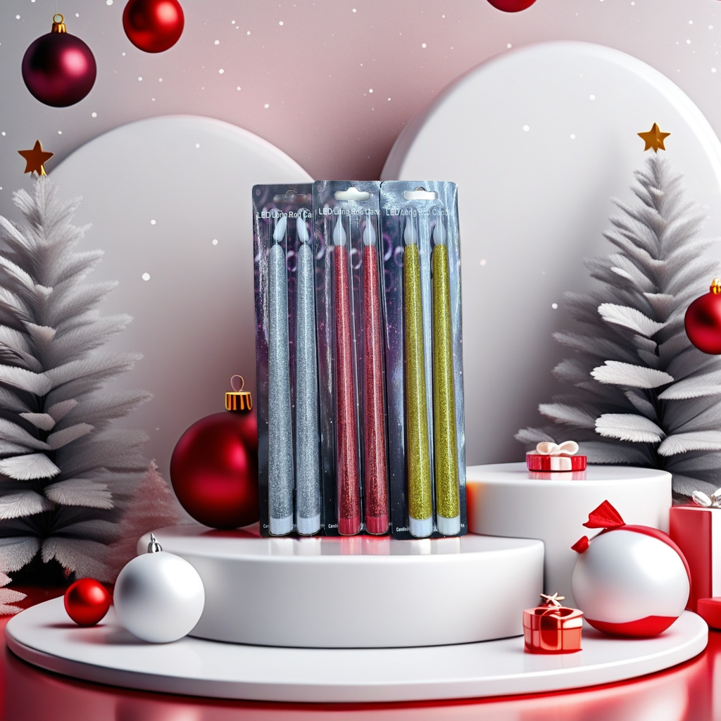 LED蜡烛灯独立光源灯饰照明 激光灯玩具配件家用装饰节能光源