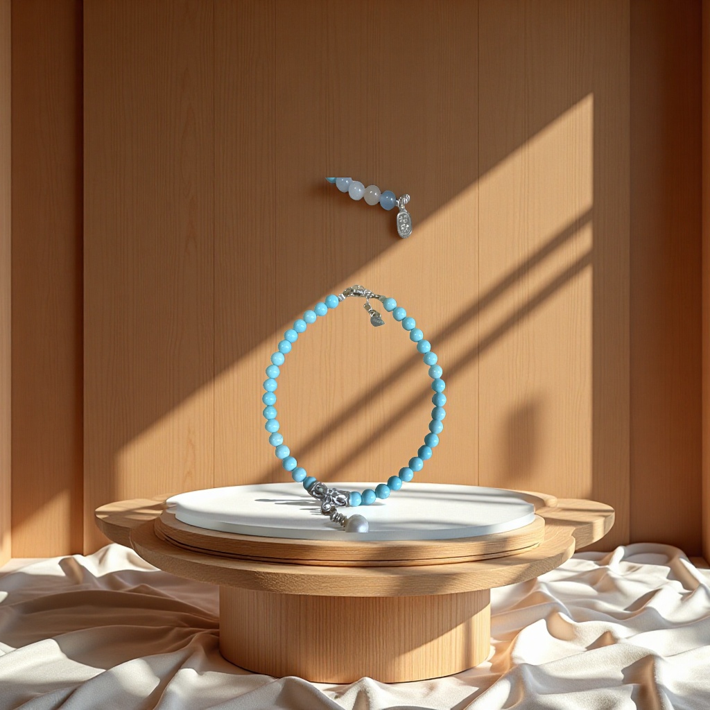 天然石纯银配件手链手串 时尚简约设计 多款可选 精致礼物手链水晶首饰水晶手串水晶手串产品图