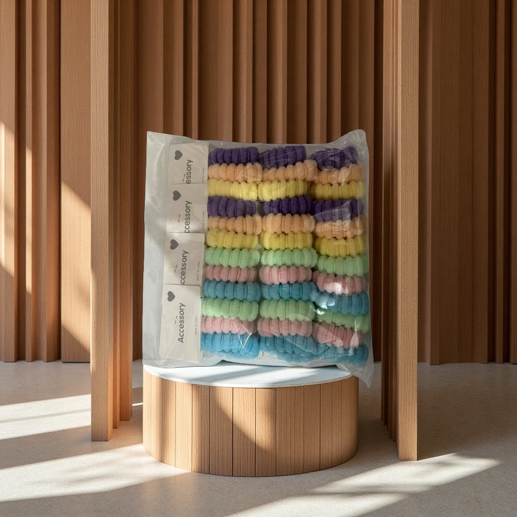 韩式简约发圈 女士头饰 扎头发橡皮筋 发绳不伤发 多色可选