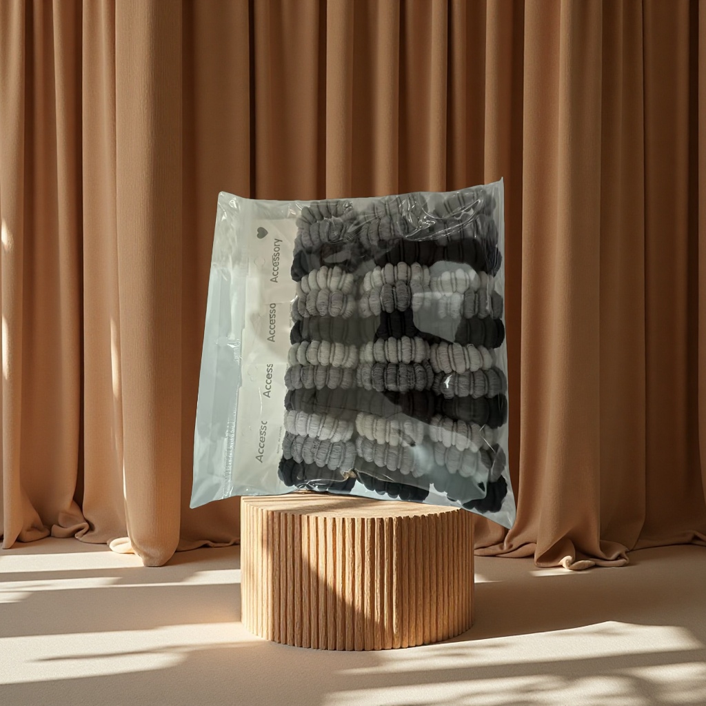 韩式简约发圈 女士头饰 多色可选 弹力不伤发 柔软舒适 日常百搭