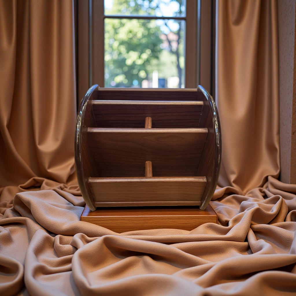 创意木制笔筒摆件 办公桌面收纳办公用品 简约实用文具整理创意设计墙贴置物架免打孔墙面收纳架简约家居装饰贴创意设计墙贴置物细节图