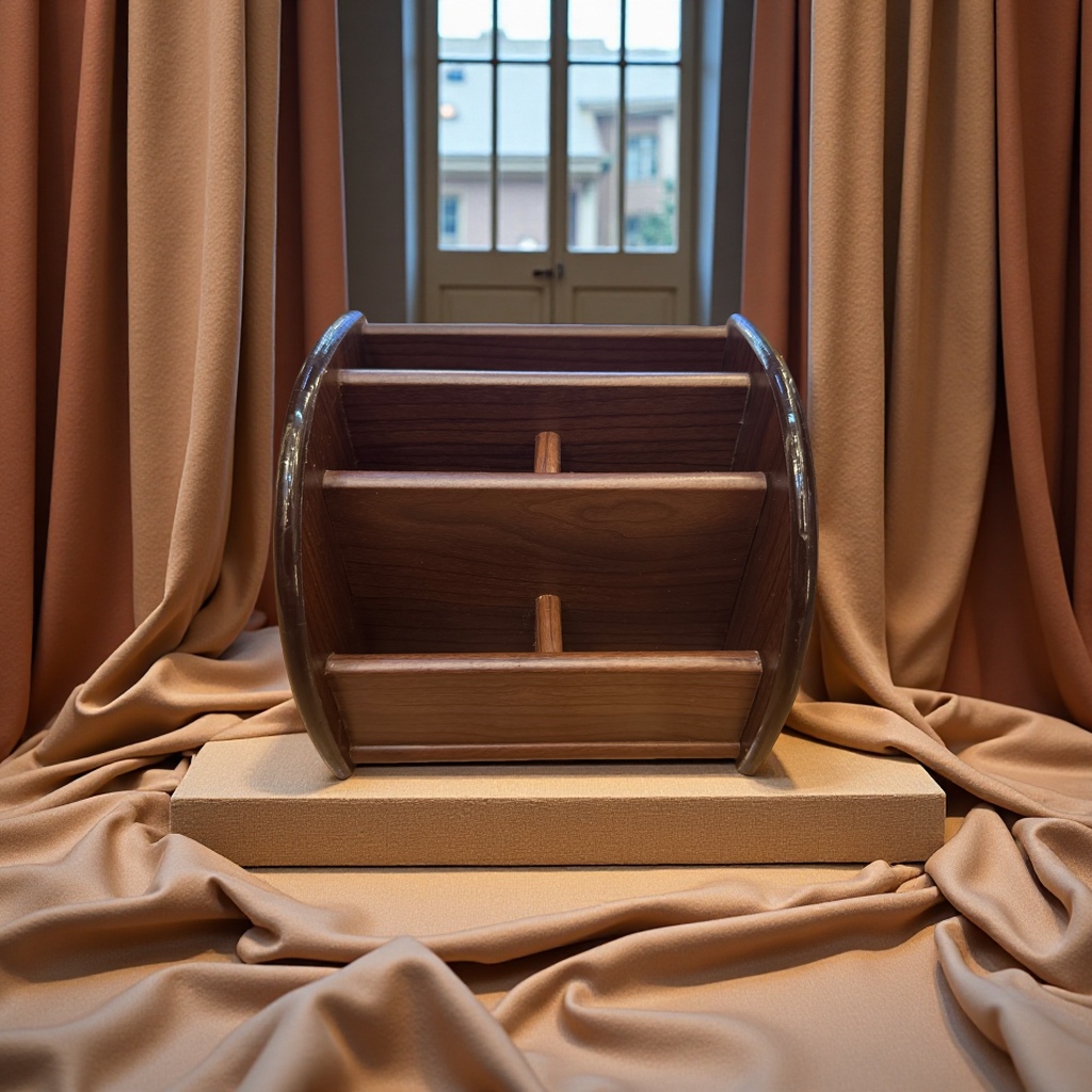 创意木制笔筒摆件 办公桌面收纳办公用品 简约实用文具整理创意设计墙贴置物架免打孔墙面收纳架简约家居装饰贴创意设计墙贴置物