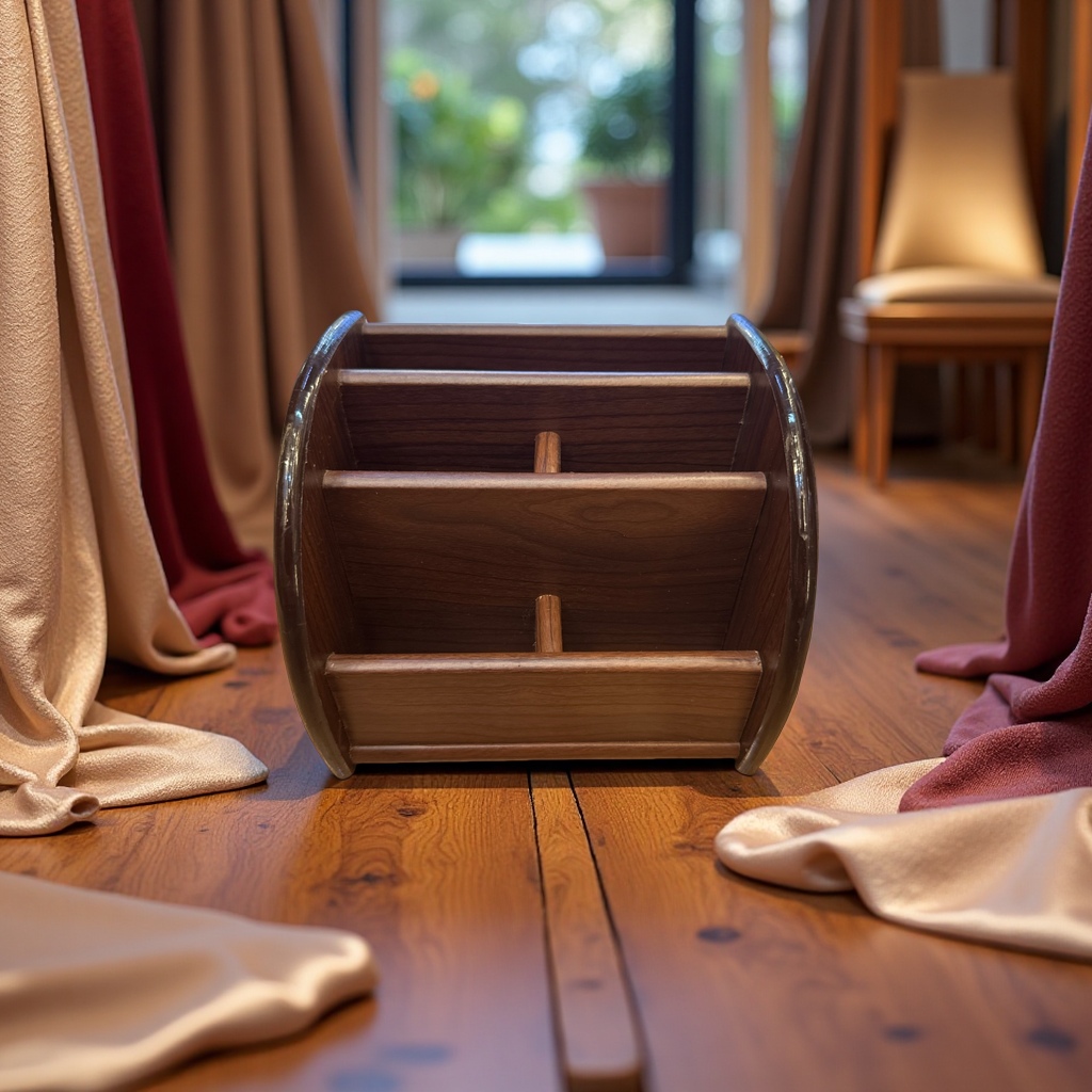 创意木制笔筒摆件 办公桌面收纳办公用品 简约实用文具整理创意设计墙贴置物架免打孔墙面收纳架简约家居装饰贴创意设计墙贴置物产品图