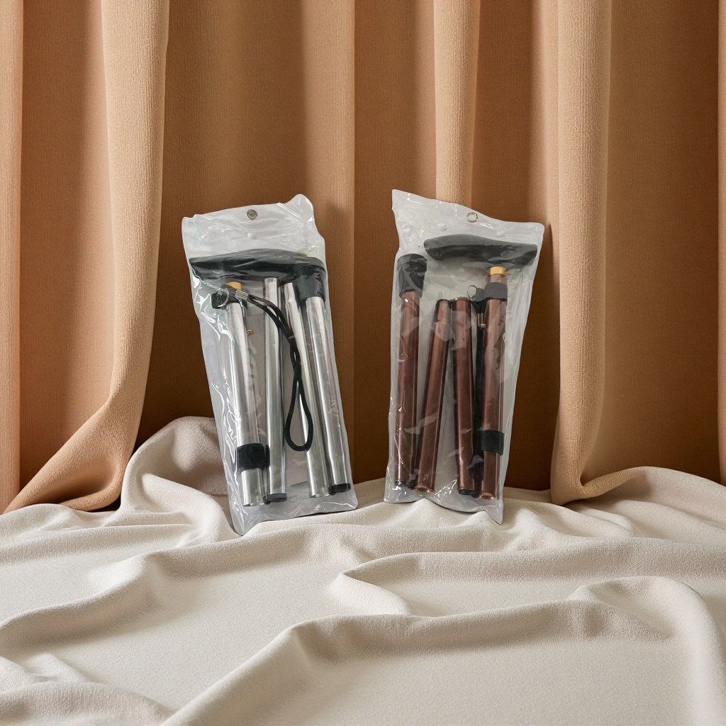 Wholesale aluminum alloy blind walking sticks with 5 adjustable Settings, folding guide rods, portable and extendable blind walking sticks, and multi-functional ski hiking poles from the manufacturer details Picture